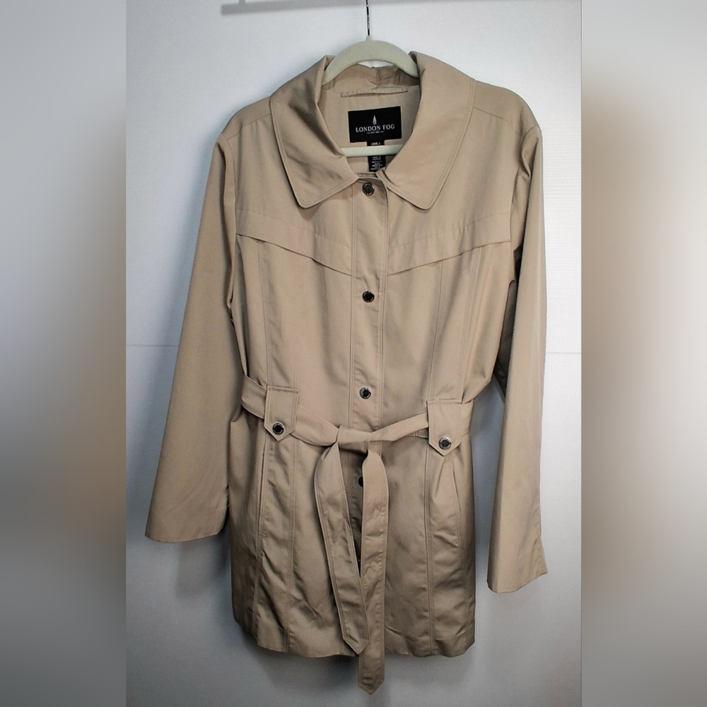 London Fog Classic Tan Trench Coat